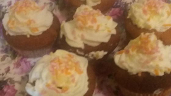 Fin de la receta del pastel de arcoíris