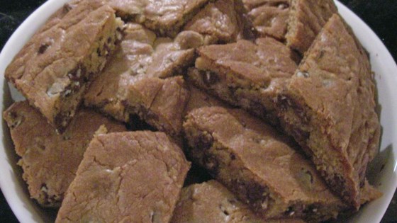 Receta de barras de chispas de chocolate