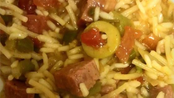 Receta de cena de salchicha española picante