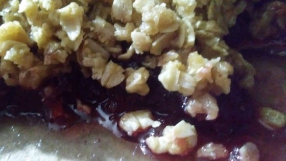 Receta de cuadrados crujientes de arándanos