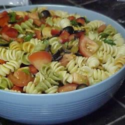 Receta de ensalada de pasta con salsa