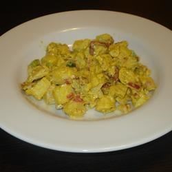 Receta de ensalada de pollo al curry