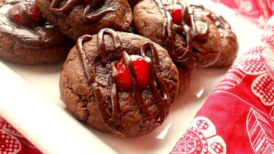 Receta de galletas de cereza cubiertas de chocolate II