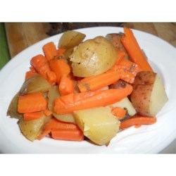 Receta de papas y zanahorias