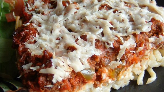 Receta de pastel de espagueti II