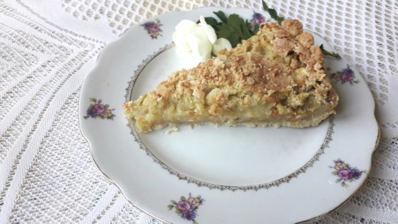 Receta de pastel de natillas de ruibarbo II