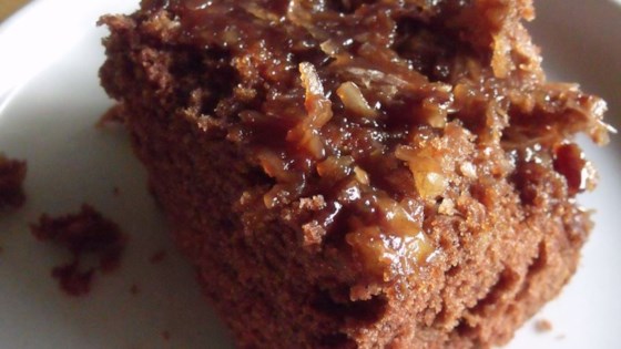 Receta de pastel invertido de chocolate alemán