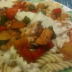 'Receta de pollo al horno cremoso de Lizzy'
