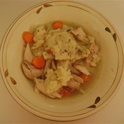 Receta de pollo y albóndigas a la antigua