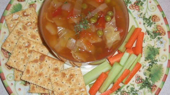 Receta de sopa de dieta