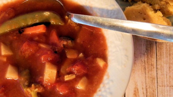 Receta de sopa de verduras el viernes por la noche