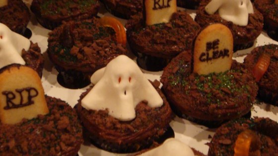 Receta del cementerio de cupcakes